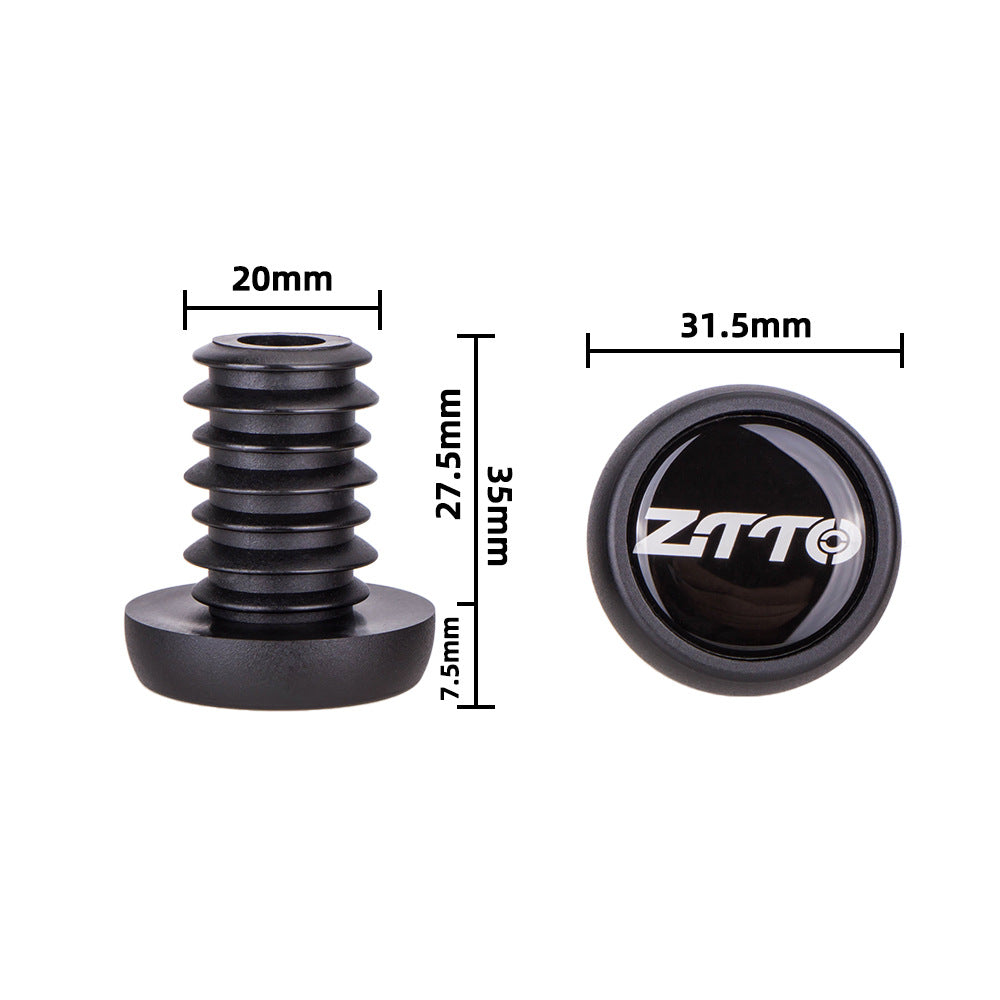ZTTO 22.2mm Bicycle Handlebar End Plugs MTB Road Bike Handle Grip Rubber Caps ZTTO 22.2mm Bicycle Handlebar End Plugs MTB Road Bike Handle Grip Rubber Caps